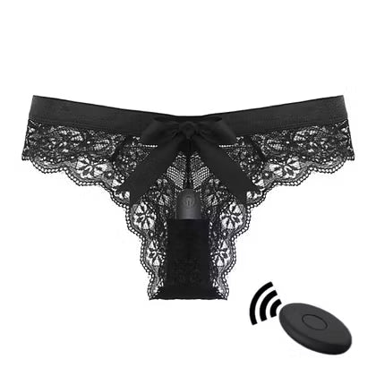 Lace underwear for discreet pleasure