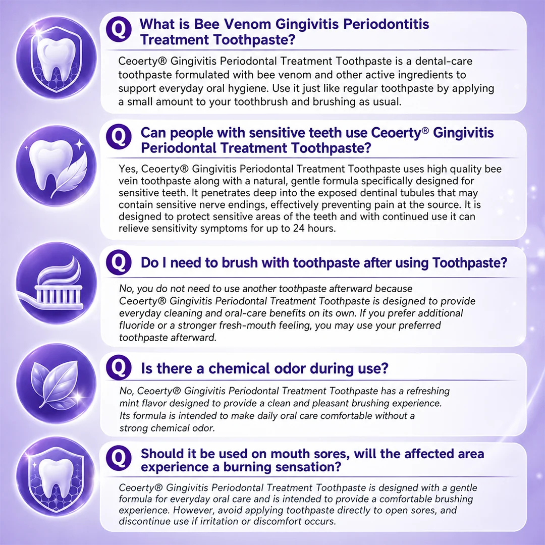 Ceoerty® Gingivitis Periodontal Treatment Toothpaste